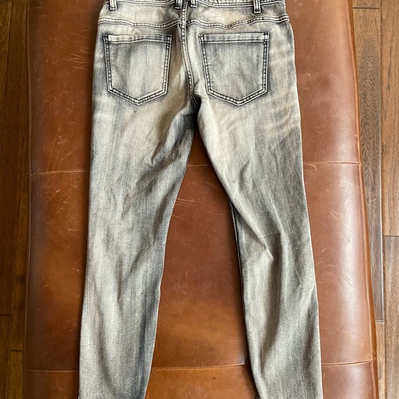 Free People black/ grey denim jeans - Picture 7 of 7